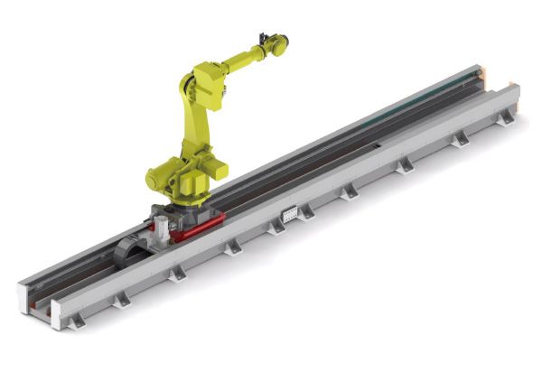 Robot guide rail