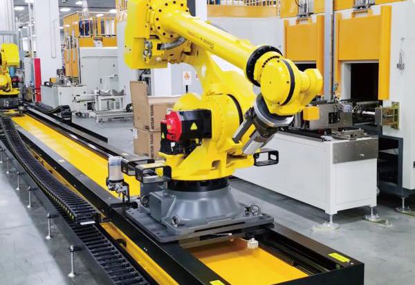 Robot guide rail