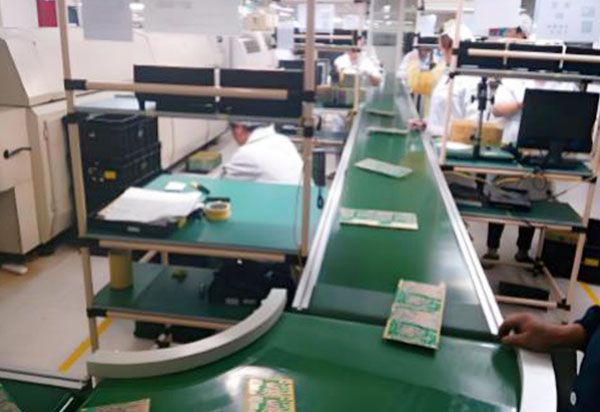 Belt conveyor line