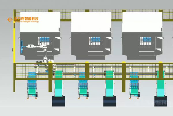 CNC automatic loading and unloading video