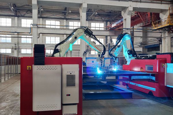 Robot welding machine