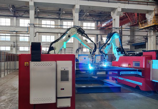 Robot welding machine