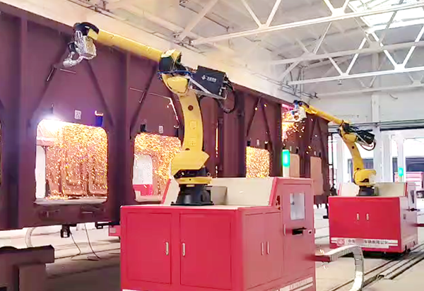 Robot welding machine